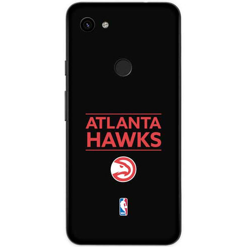 NBA Atlanta Hawks Standard - Black Google Pixel 3a XL Skin